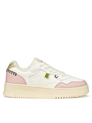 Geox Sneakersy J Lestrella Girl J56NLC 000BC C1Z8W D Biały
