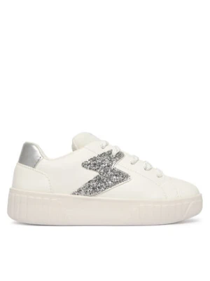 Geox Sneakersy J Mikiroshi Girl J45DVA 054EW C0007 S Biały