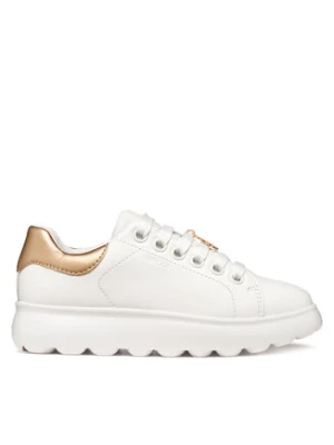 Geox Sneakersy J Puffypop Girl J65MRA 00085 C1Z8W S Biały