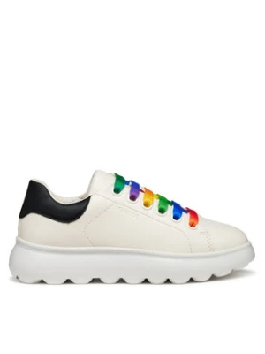 Geox Sneakersy J Puffypop J55MRA 000BC C0653 S Biały