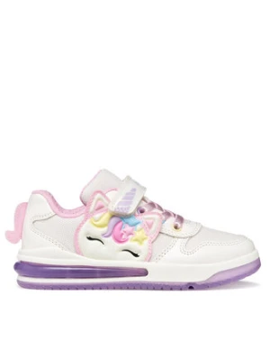 Geox Sneakersy J Sketlite Girl J65NWB 0EWBC C0406 S Biały