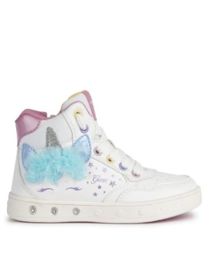 Geox Sneakersy J Skylin Girl J368WC 054AS C0653 M Biały