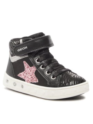 Geox Sneakersy J Skylin Girl J368WG 0BJDH C9231 M Czarny