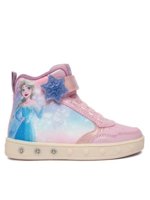 Geox Sneakersy J Skylin J568WF 0ANAJ C8004 M Różowy