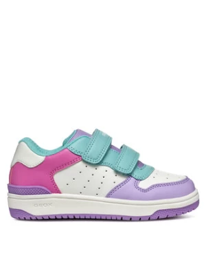 Geox Sneakersy J Washiba Girl J45HXB 000BC C8R4A M Fioletowy