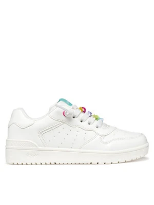 Geox Sneakersy J Washiba Girl J45HXD 000BC C0653 S Biały