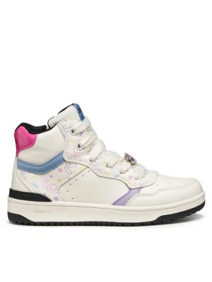 Geox Sneakersy J Washiba J56HXD 05404 C0653 S Biały