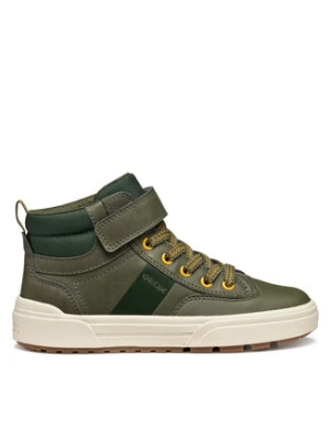 Geox Sneakersy J Weemble Boy J56HAA 0MEFU C3009 S Zielony ciemny