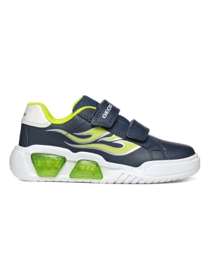 Geox Sneakersy "Lights - Illuminus" w kolorze granatowo-zielonym rozmiar: 24