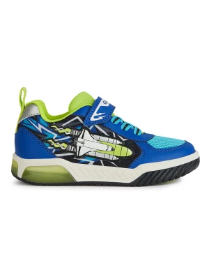 Geox Sneakersy "Lights - Inek" w kolorze zielono-niebieskim rozmiar: 25