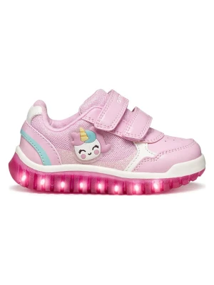 Geox Sneakersy "Lightyloo" w kolorze jasnoróżowym rozmiar: 20