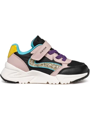 Geox Sneakersy "Loftus" w kolorze czarno-jasnoróżowym rozmiar: 31