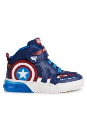 Geox Sneakersy MARVEL J Grayjay Boy J369YC 0FU50 C0735 D Granatowy