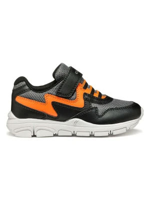 Geox Sneakersy "New Torque" w kolorze czarno-pomarańczowym rozmiar: 26