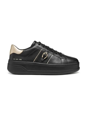 Geox sneakersy skórzane D SPHERICA ECUB-2 damskie kolor czarny D56WVB 085Y2 C9258