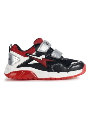 Geox Sneakersy "Spaziale" w kolorze czarno-czerwonym rozmiar: 30