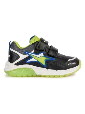 Geox Sneakersy "Spaziale" w kolorze czarno-zielonym rozmiar: 38