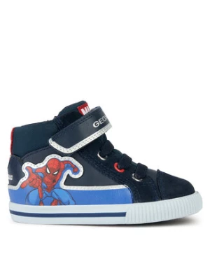 Geox Sneakersy SPIDER-MAN B Kilwi Boy B36A7D 08554 C4226 M Granatowy