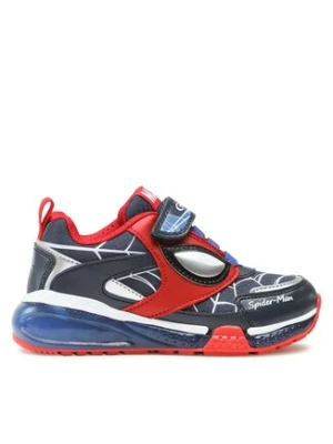 Geox Sneakersy SPIDER-MAN J Bayonyc Boy J36FED 0FUCE C0833 M Granatowy