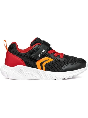 Geox Sneakersy "Sprintye" w kolorze czarno-czerwonym rozmiar: 30