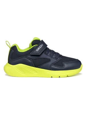 Geox Sneakersy "Sprintye" w kolorze granatowo-żółtym rozmiar: 27