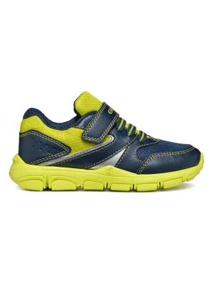 Geox Sneakersy "Torque" w kolorze granatowo-zielonym rozmiar: 34