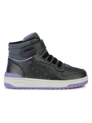 Geox Sneakersy "Washiba" w kolorze antracytowo-fioletowym rozmiar: 32