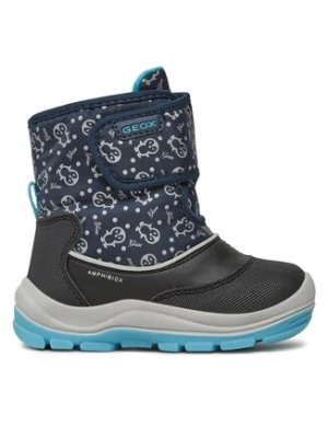 Geox Śniegowce B Flanfil Girl B Abx B263WG 0BCMN CF4N4 S Granatowy