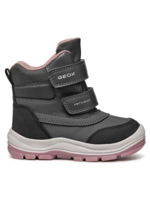 Geox Śniegowce B Flanfil Girl B Abx B463WD 050FU C9A8F M Szary