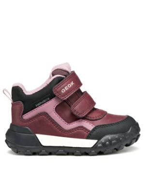 Geox Śniegowce B Trekkyup B Ab B566MB 0MEFU C7329 M Bordowy