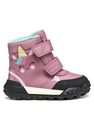 Geox Śniegowce B Trekkyup B Ab B566MD 054FU C8006 S Różowy