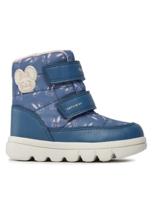 Geox Śniegowce B Willaboom Girl B A B365AC 000MN C4005 S Niebieski