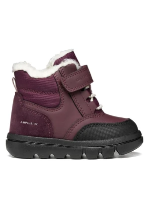 Geox Śniegowce B Willaboom Girl B Abx B665AB 0ME22 C7016 M Bordowy
