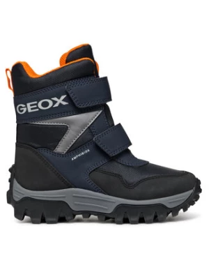 Geox Śniegowce J Himalaya Boy B Abx J46FRE 0FU50 C4002 D Granatowy