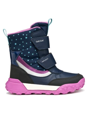 Geox Śniegowce J Trekkyup B Ab J56M7A 0MNBC C4269 S Granatowy