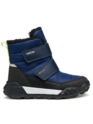 Geox Śniegowce J Trekkyup B Abx J46MBF 0FU54 C0749 M Granatowy