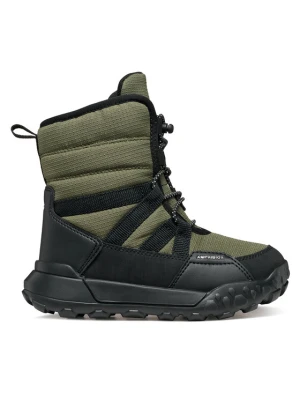 Geox Śniegowce J Trekkyup Boy B Abx J46MBC 08V50 C0450 S Zielony ciemny
