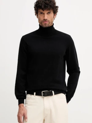 Geox sweter z domieszką kaszmiru męski kolor czarny lekki z golferm M5670E T3298