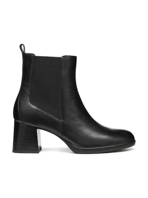 Geox sztyblety D WALK PLEASURE 55 damskie kolor czarny na słupku D56XBC 00081 C9999