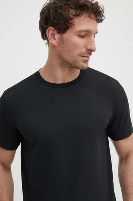 Geox t-shirt M4510K-T3098 męski kolor czarny gładki