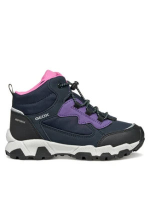 Geox Trekkingi J Magnetar G. B Abx J464LB 050FU C4267 S Granatowy