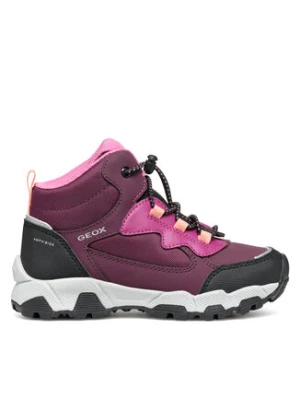 Geox Trekkingi J Magnetar G. B Abx J464LB 050FU C7005 D Fioletowy