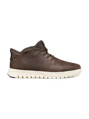 Geox U FLEXTRIDE PLUS sneakersy męskie skórzane brązowy