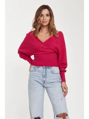 GERARD PASQUIER Sweter "Girofle" w kolorze różowym rozmiar: XL