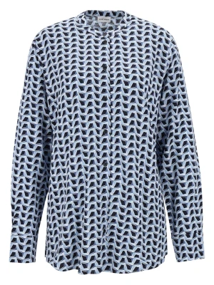 Gerry Weber Bluzka w kolorze błękitno-czarnym rozmiar: 38