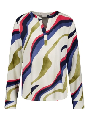 Gerry Weber Bluzka w kolorze oliwkowo-kremowo-niebieskim rozmiar: 46