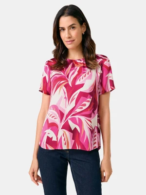 Gerry Weber Bluzka w kolorze różowo-kremowo-czerwonym rozmiar: 40