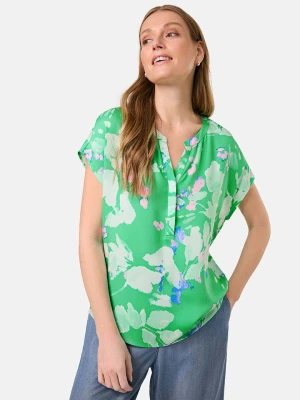 Gerry Weber Bluzka w kolorze zielono-kremowo-jasnoróżowym rozmiar: 38