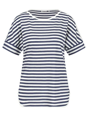 Gerry Weber Koszulka w kolorze biało-granatowym rozmiar: 38