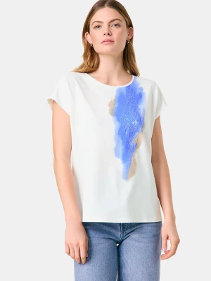 Gerry Weber Koszulka w kolorze biało-niebieskim rozmiar: 38